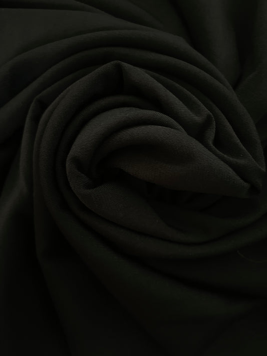 Jersey premium Hijab Black