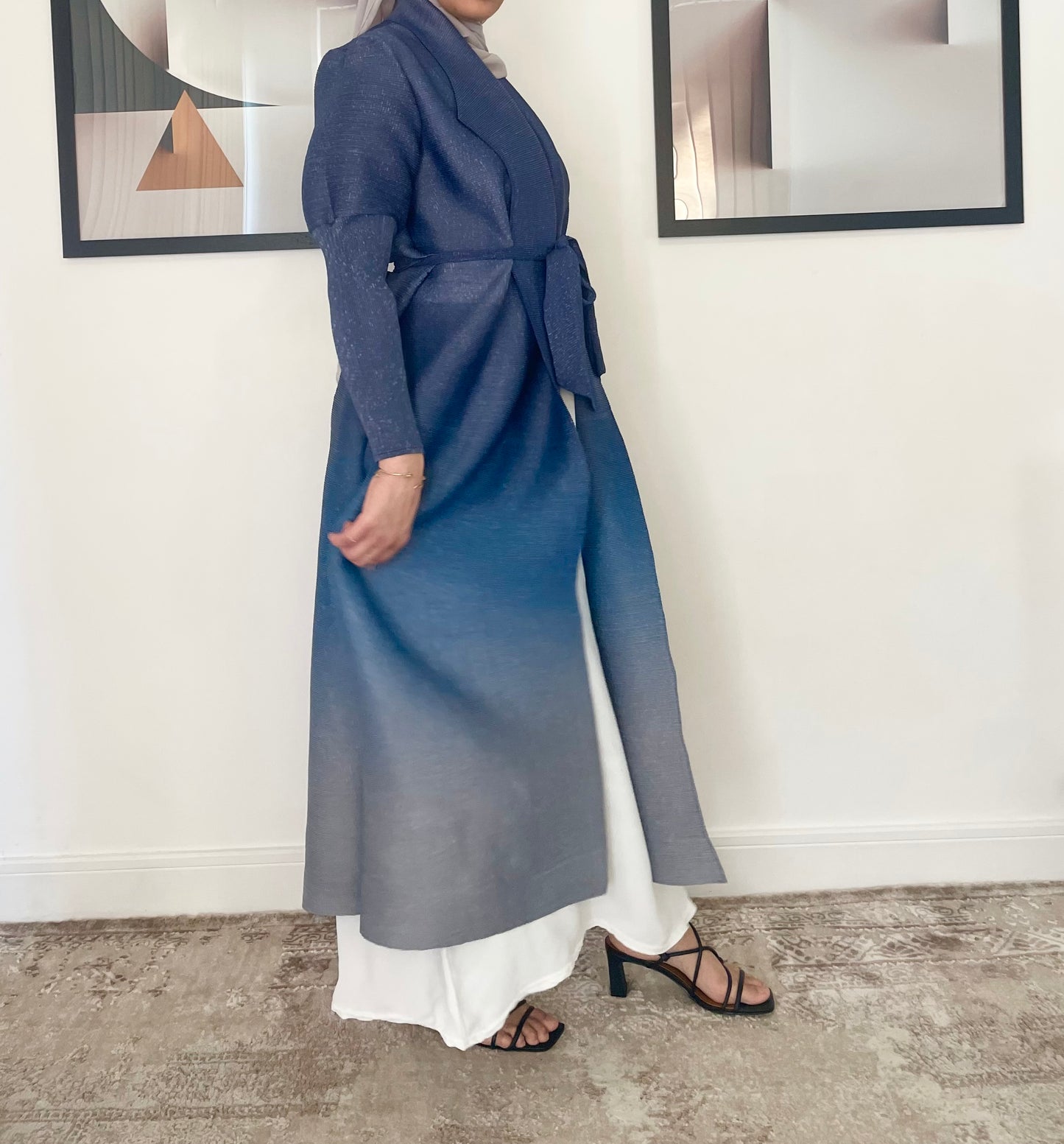 KAWAY Abaya Blue