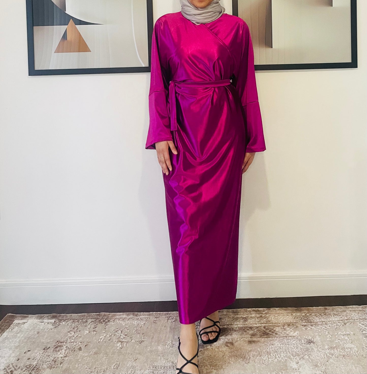 NOOR Dress Magenta