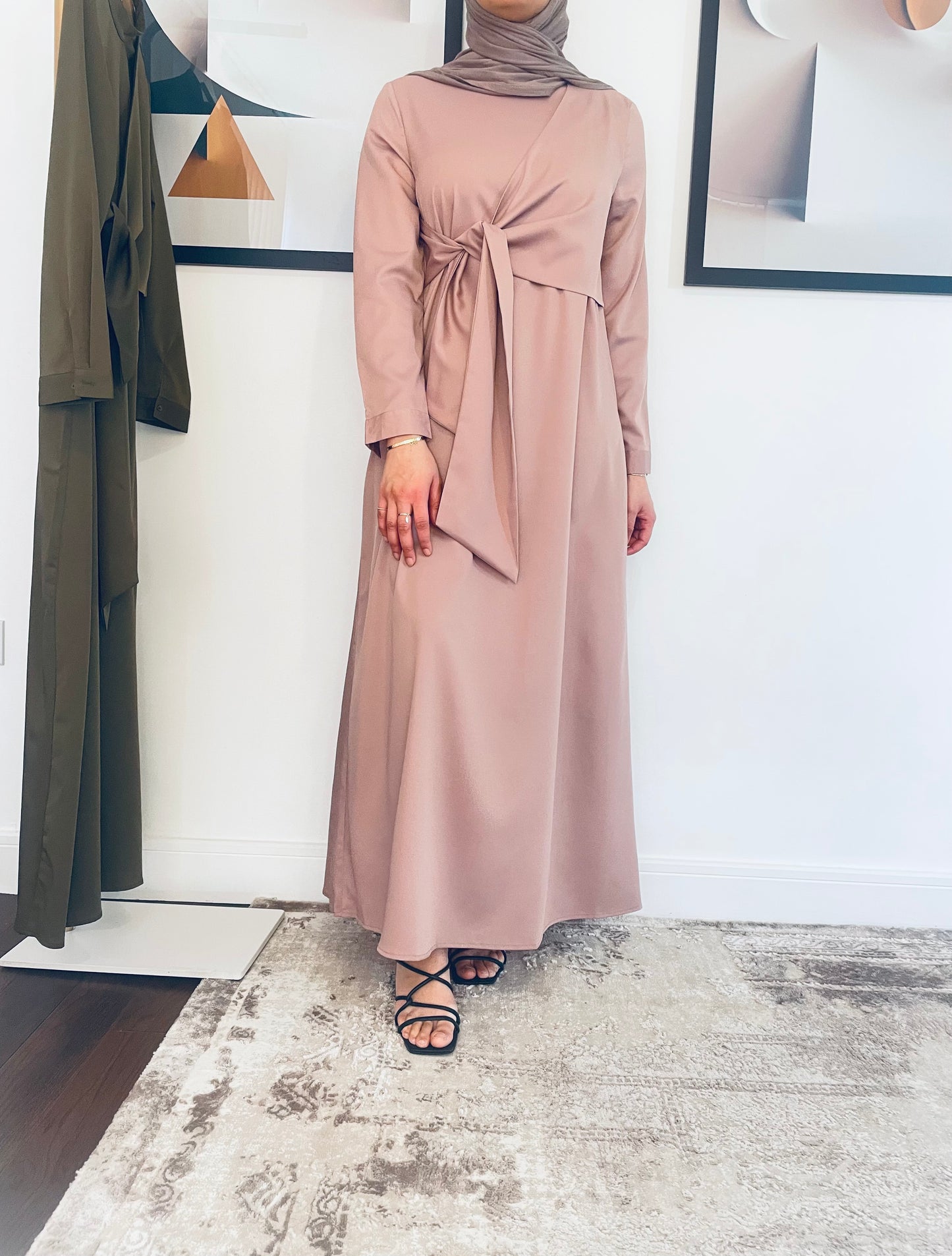 LAYAN Dress Nude Pink