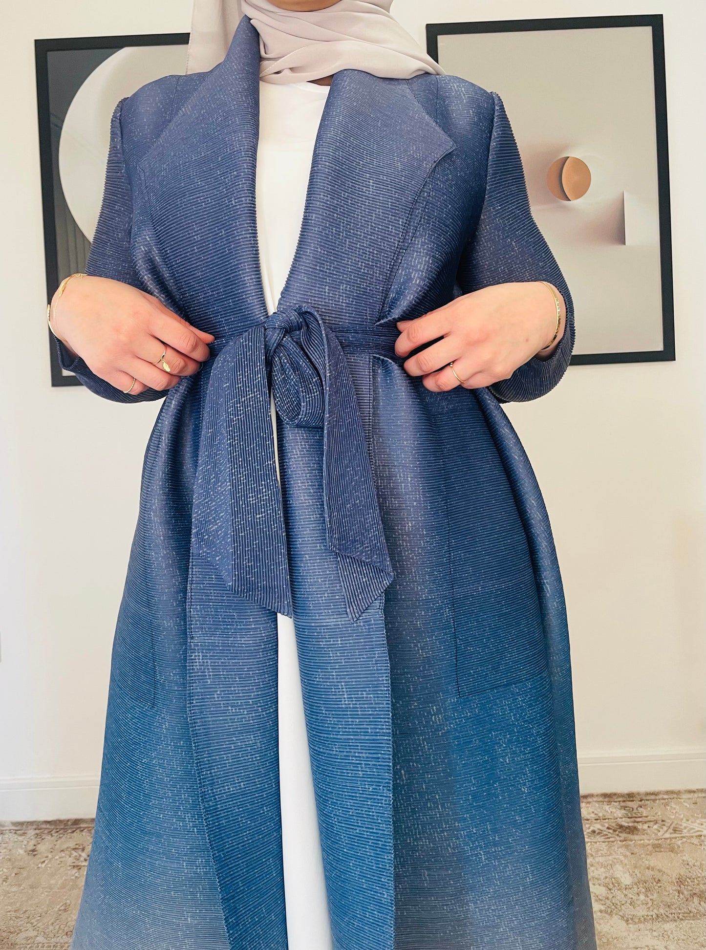 KAWAY Abaya Blue